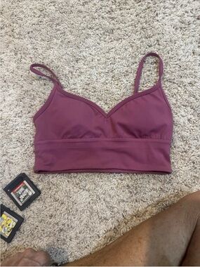 lululemon athletica Mauve Bralette with Thin Straps